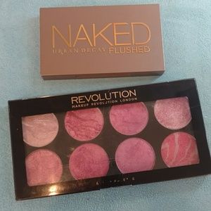 Urban Decay and Makeup Revolution Face Palettes